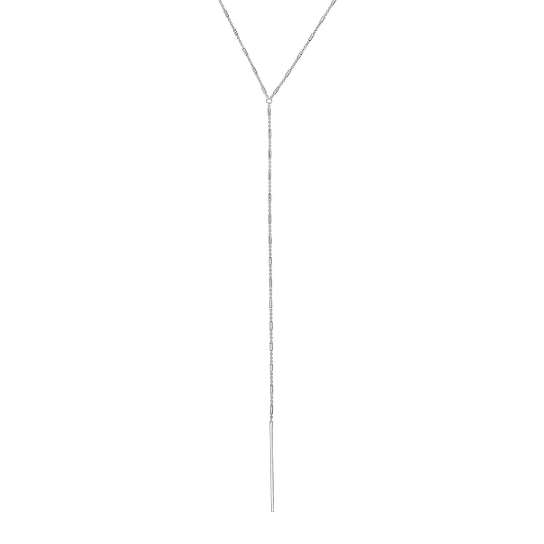 Bead and Bar Lariat Adjustable Necklace