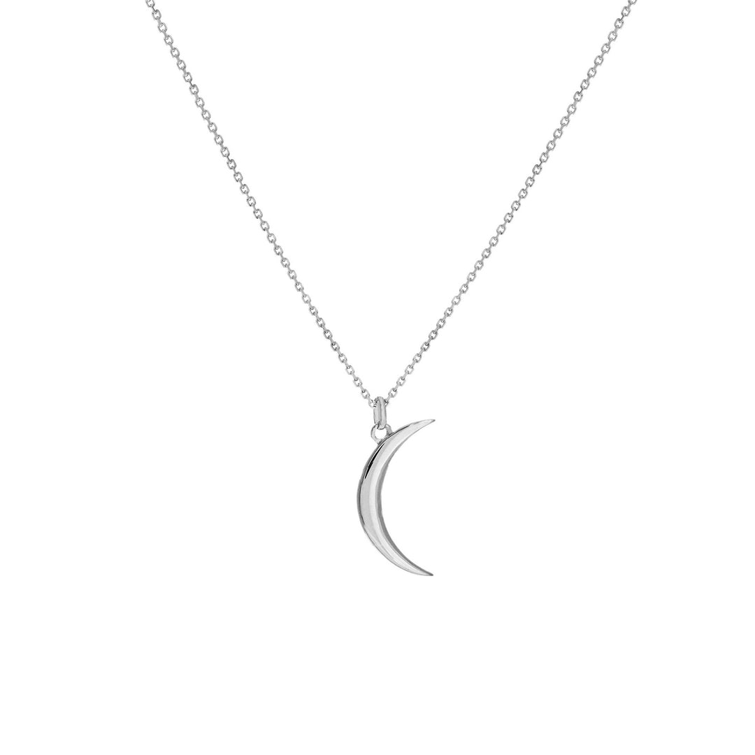 Crescent Moon Pendant Necklace