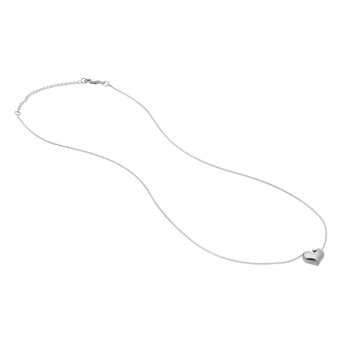 Puffy Heart Adjustable Necklace