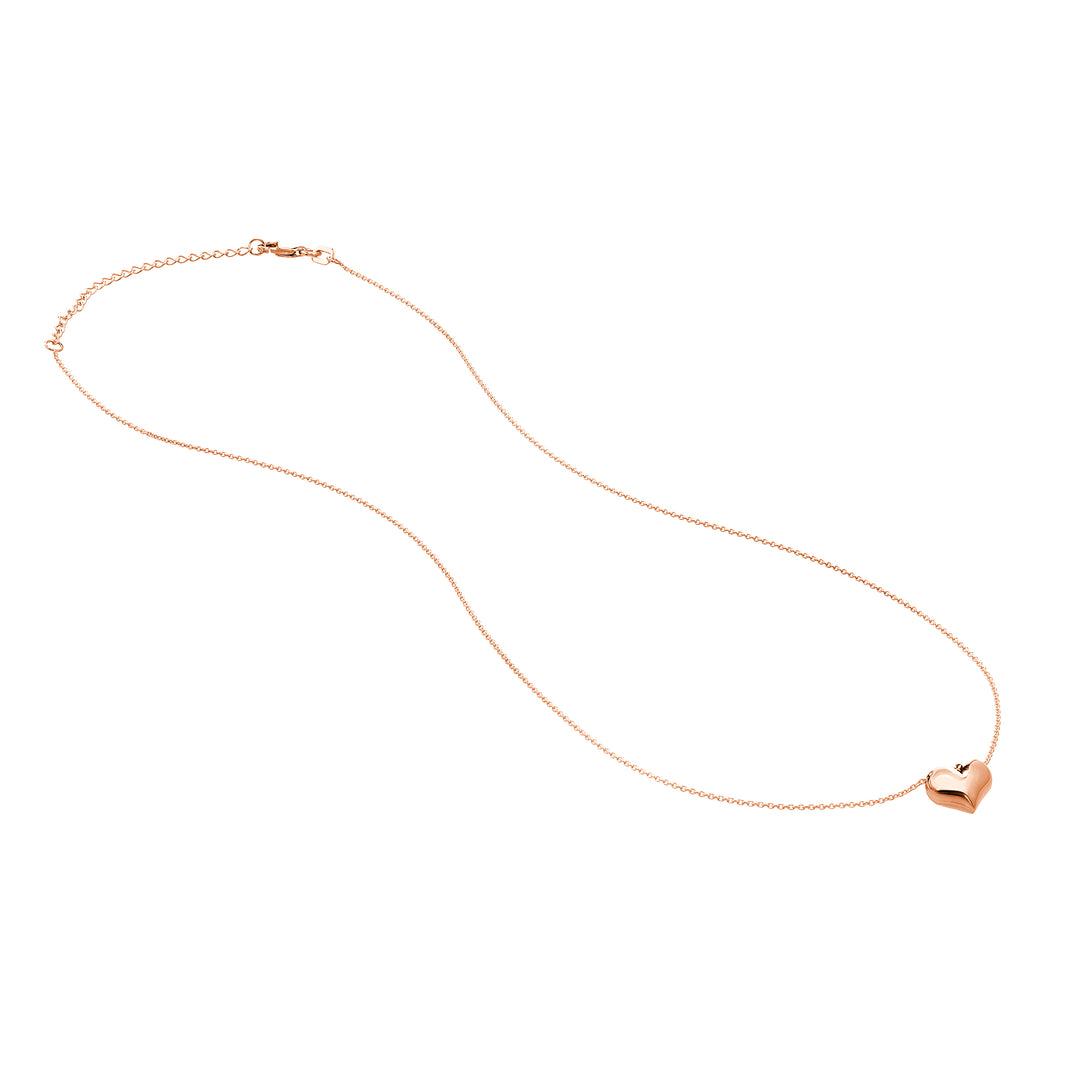 Puffy Heart Adjustable Necklace