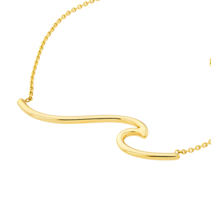 Polished Wave Necklace