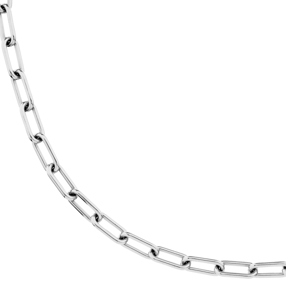 Sterling Silver Paper Clip Chain