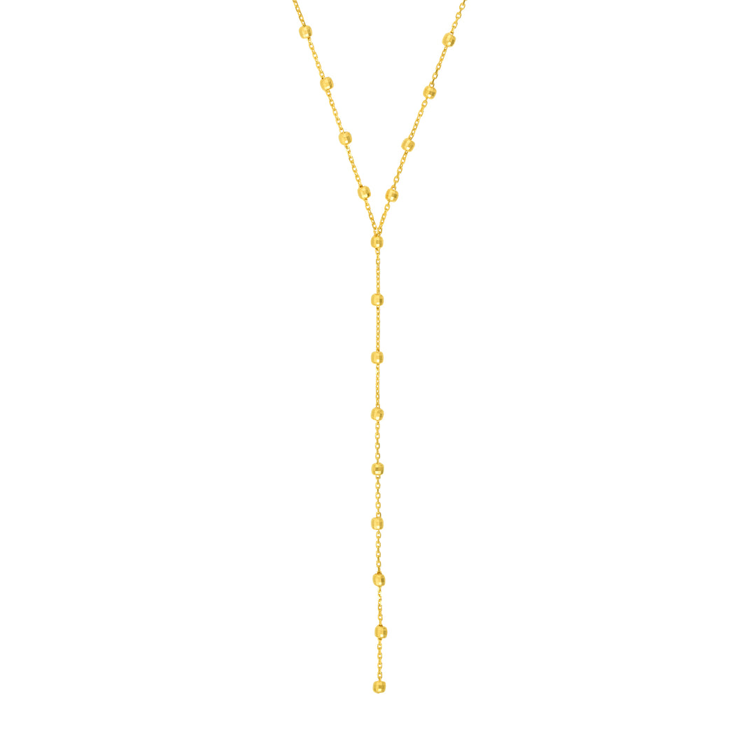 Beaded Lariat Adjustable Necklace