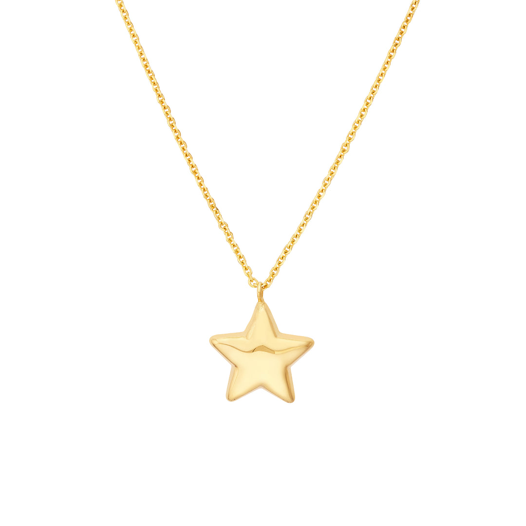 Puff Star Necklace with Lobster