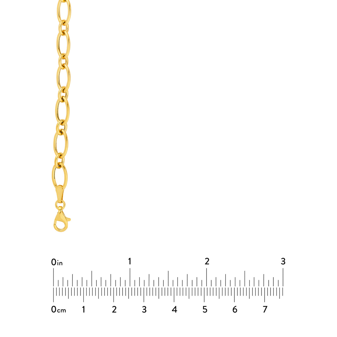 Hollow Oval Link 1+1 Chain Necklace