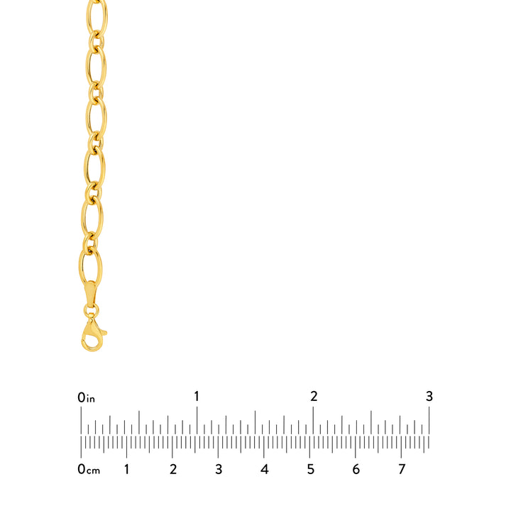 Hollow Oval Link 1+1 Chain Necklace
