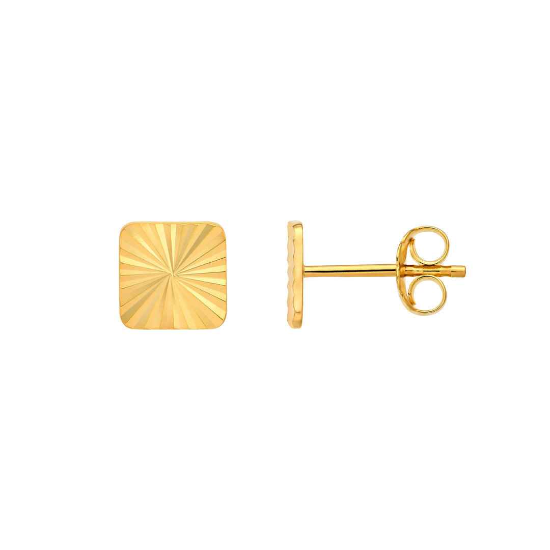 Radiant Square Stud Earrings