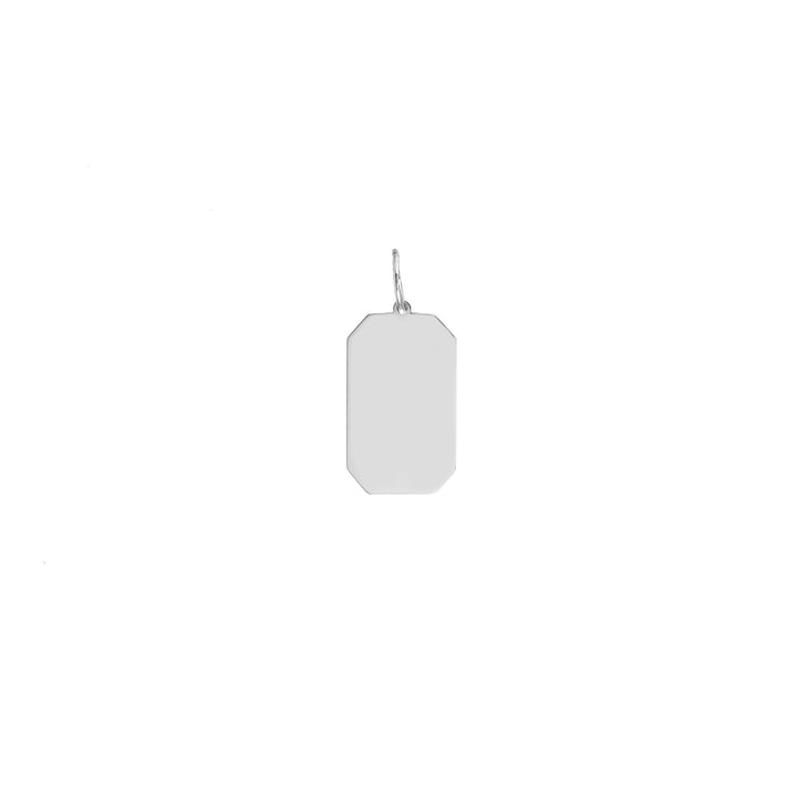 Cutoff Rectangular Engravable Charm