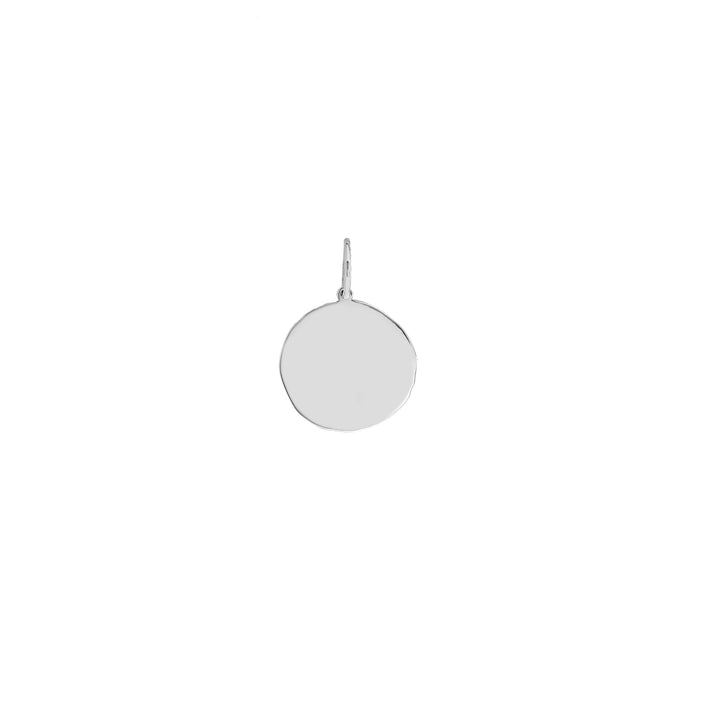 Organic Disk Engravable Charm