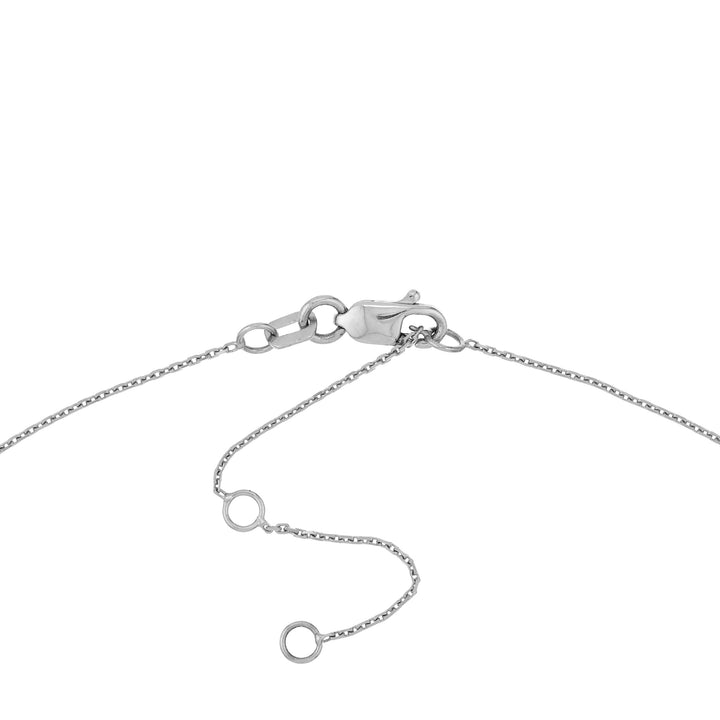 Block Initials Dangle Station Necklace