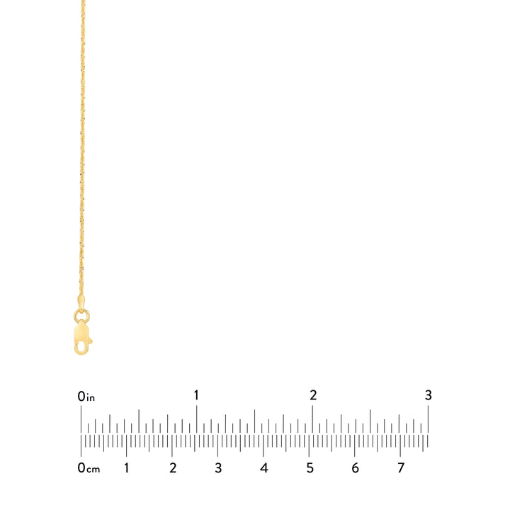 1.12mm Sparkle Chain with Lobster Lock