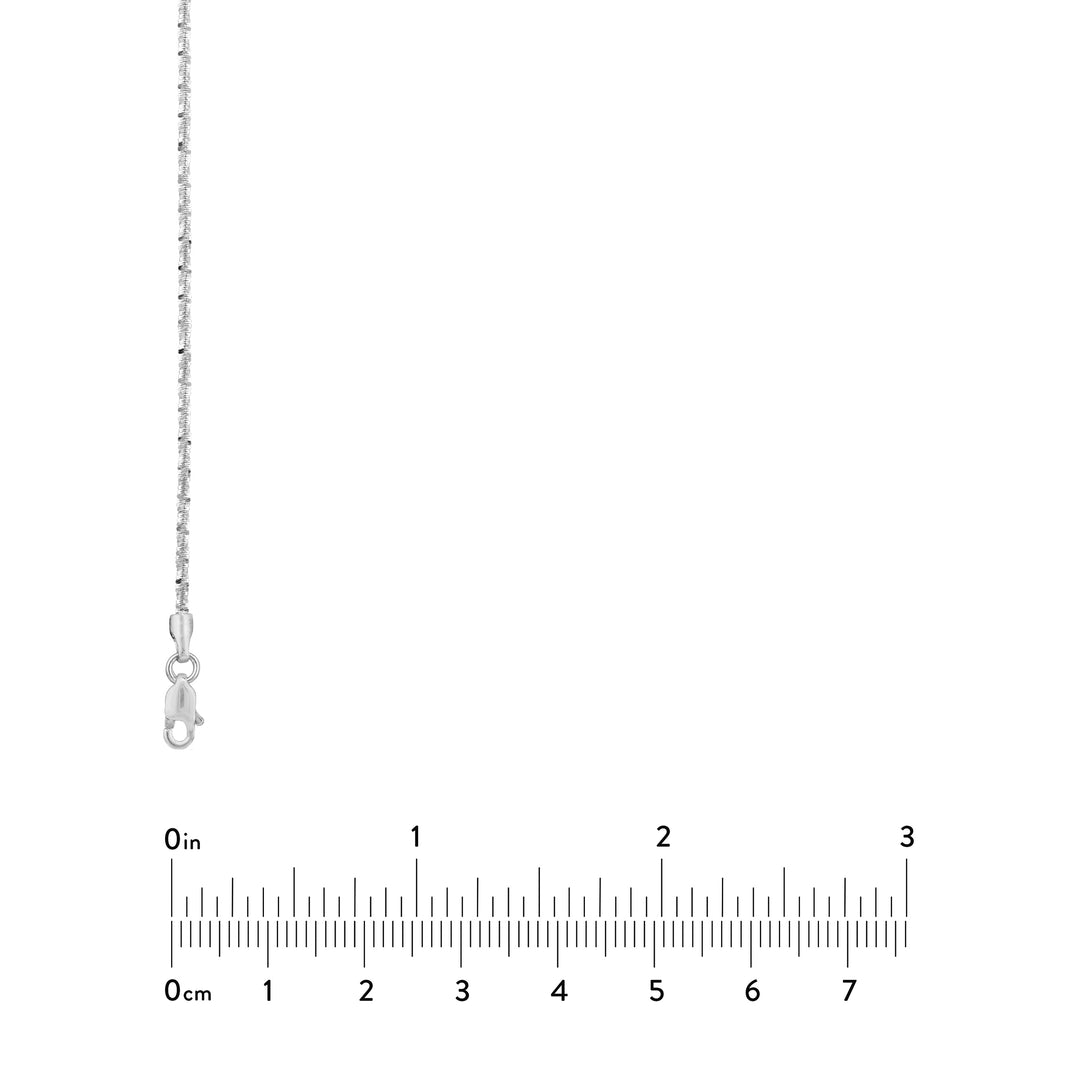 1.45mm Sparkle Chain with Lobster Lock