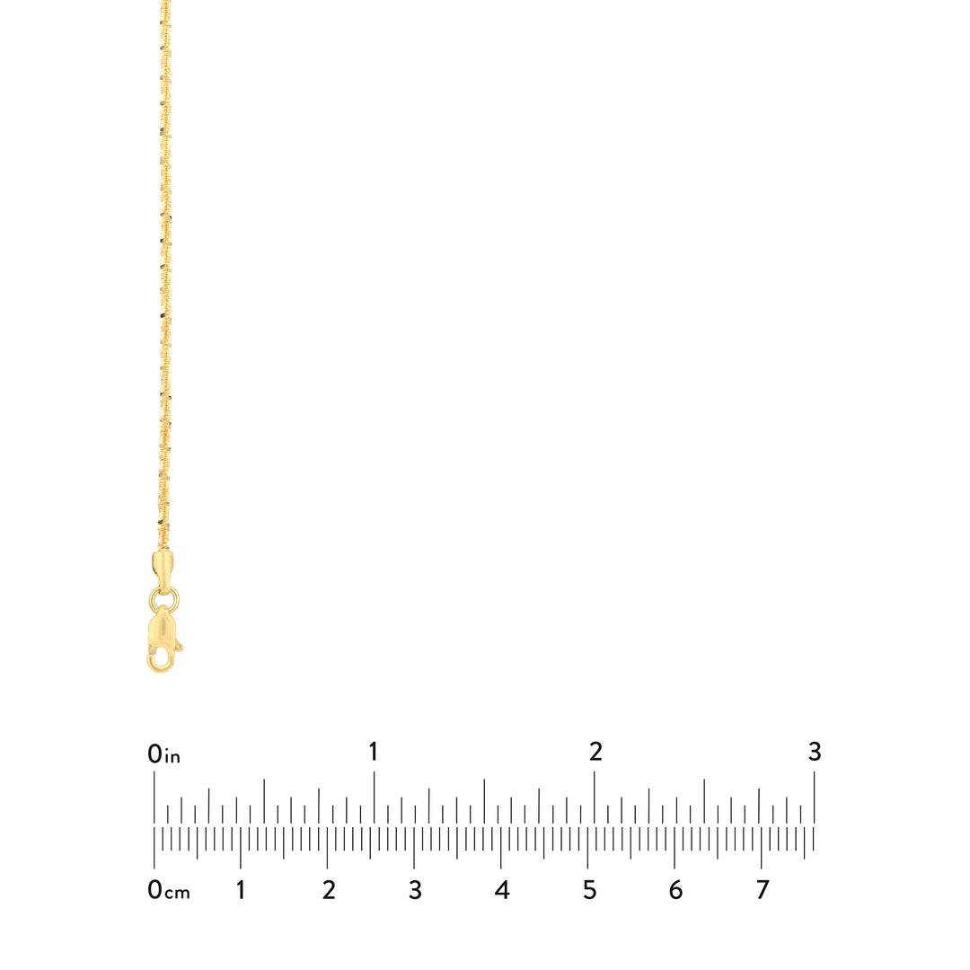 1.45mm Sparkle Chain with Lobster Lock