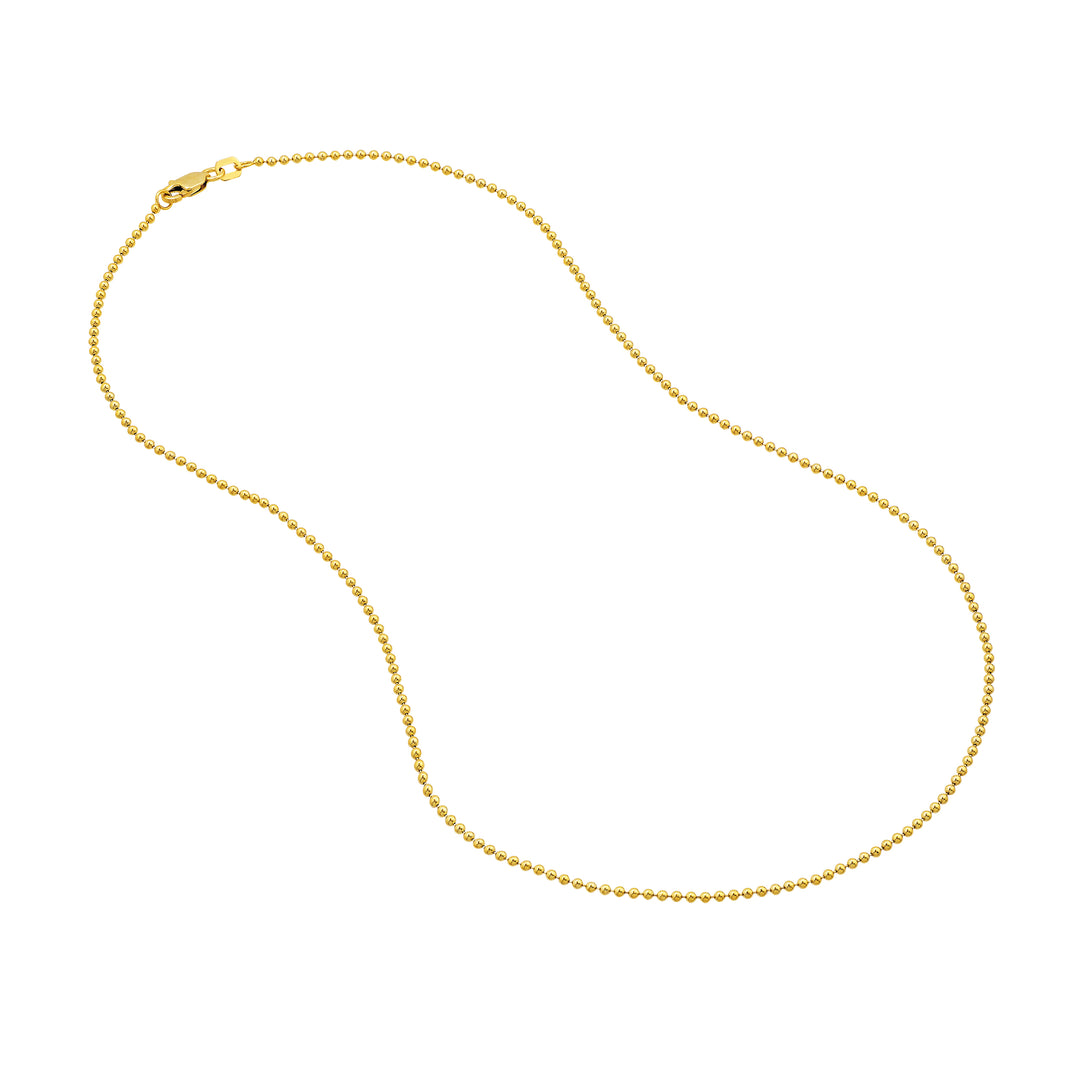 1.5mm Bead Chain with Lobster Lock