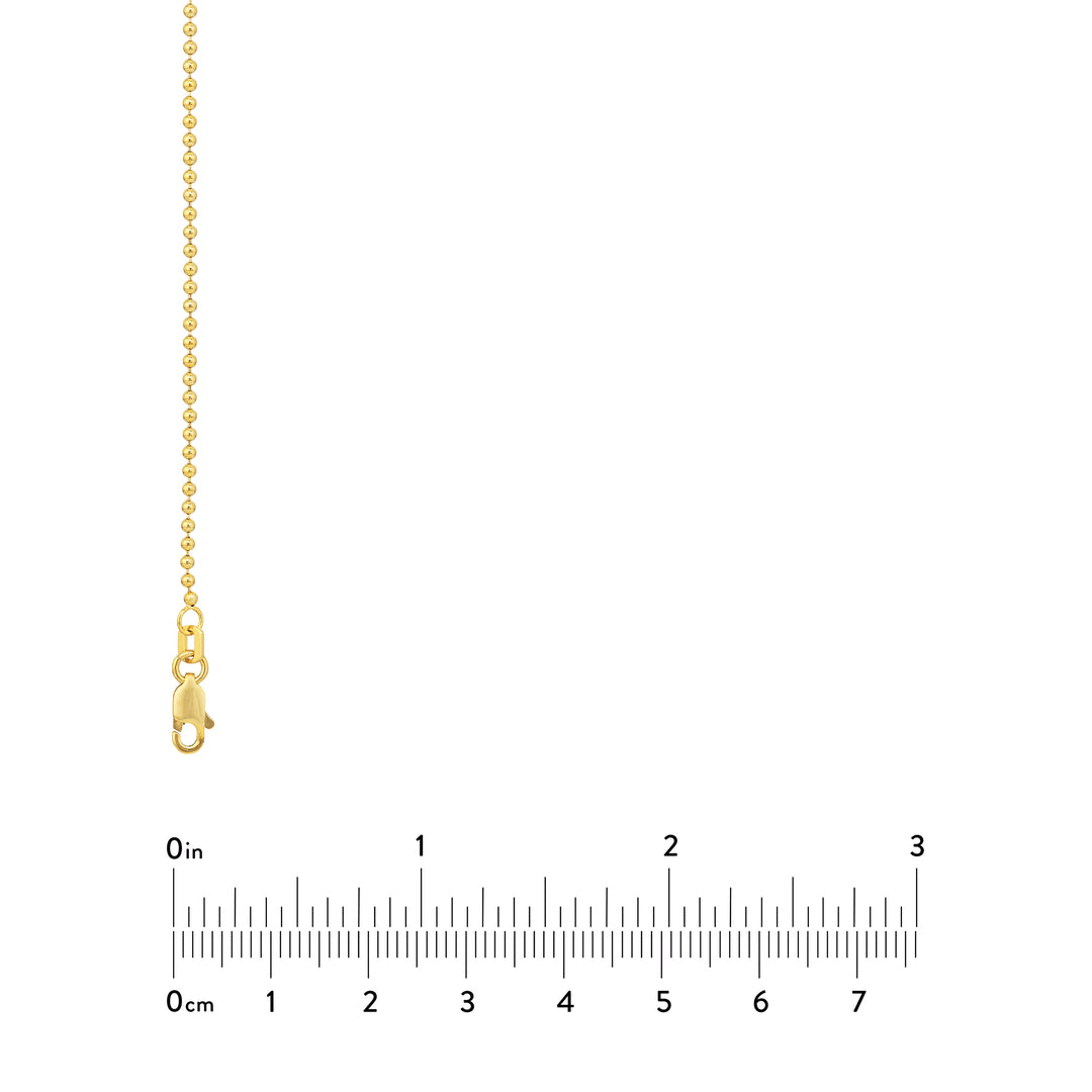 1.5mm Bead Chain with Lobster Lock