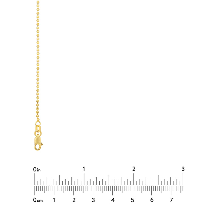 1.5mm Bead Chain with Lobster Lock