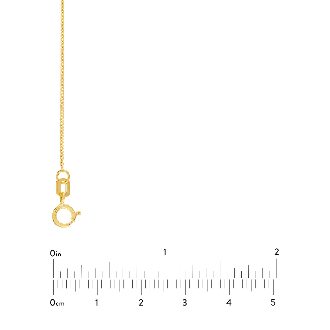 0.9mm Cable Chain with Spring Ring