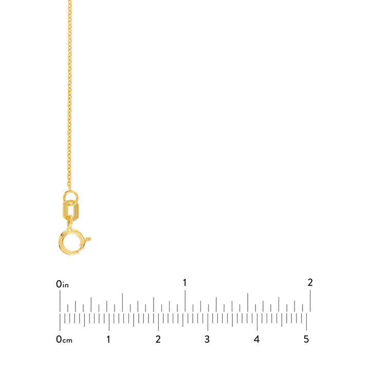 0.9mm Cable Chain with Spring Ring