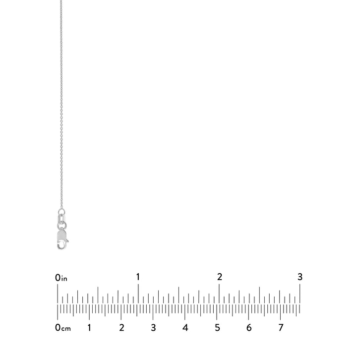 0.9mm Cable Chain with Lobster Lock