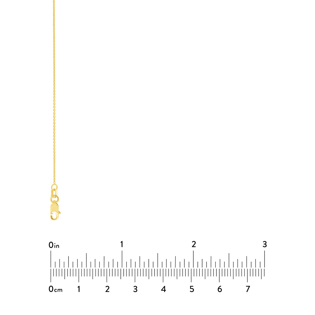 0.9mm Cable Chain with Lobster Lock