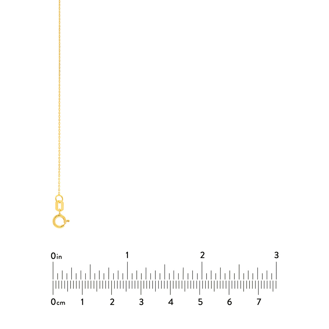 0.65mm D/C Cable Chain with Spring Ring Qtag