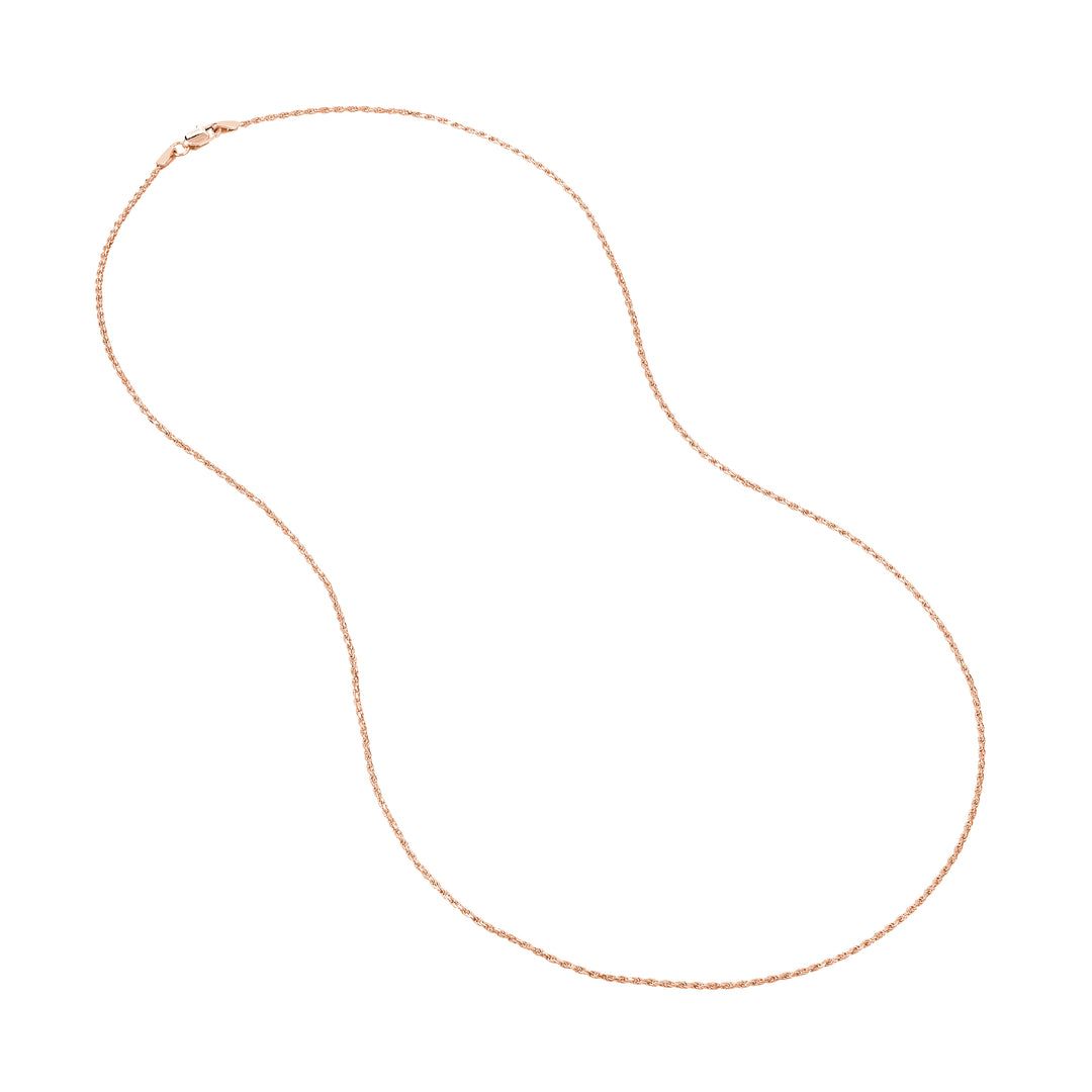 1.05mm D/C Rope Chain with Lobster Lock