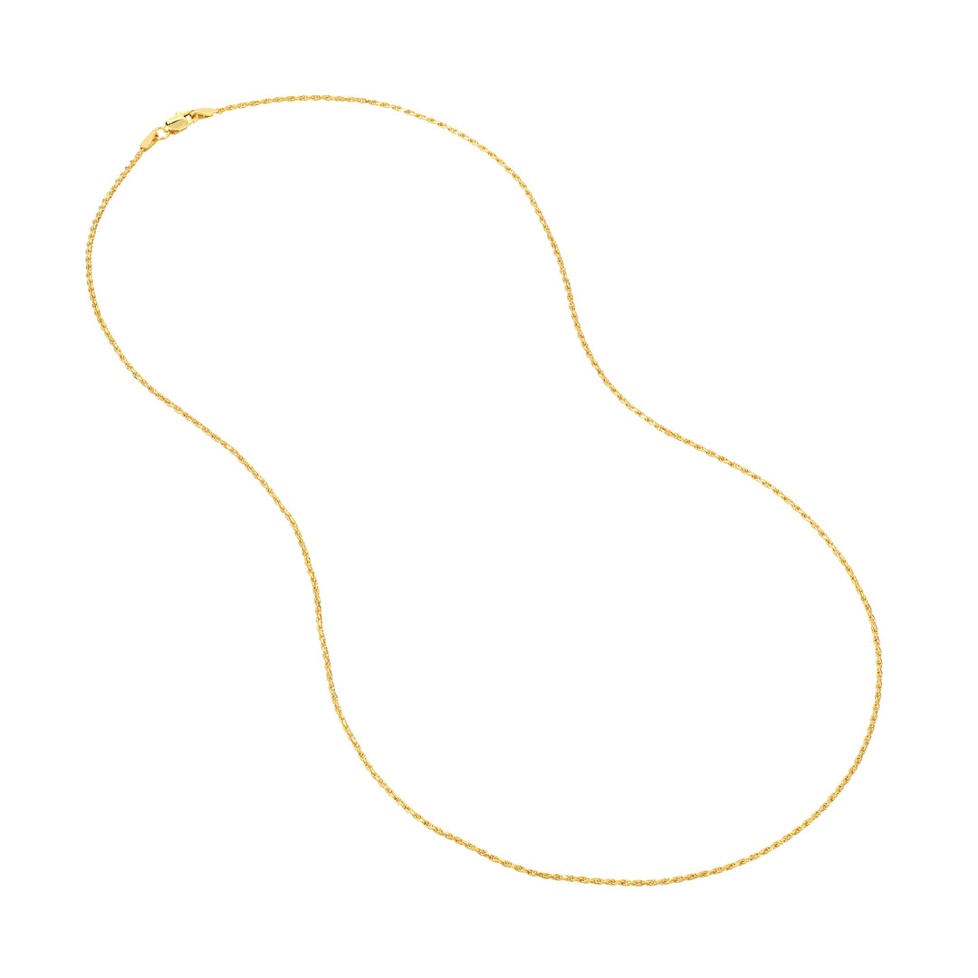 1.05mm D/C Rope Chain with Lobster Lock