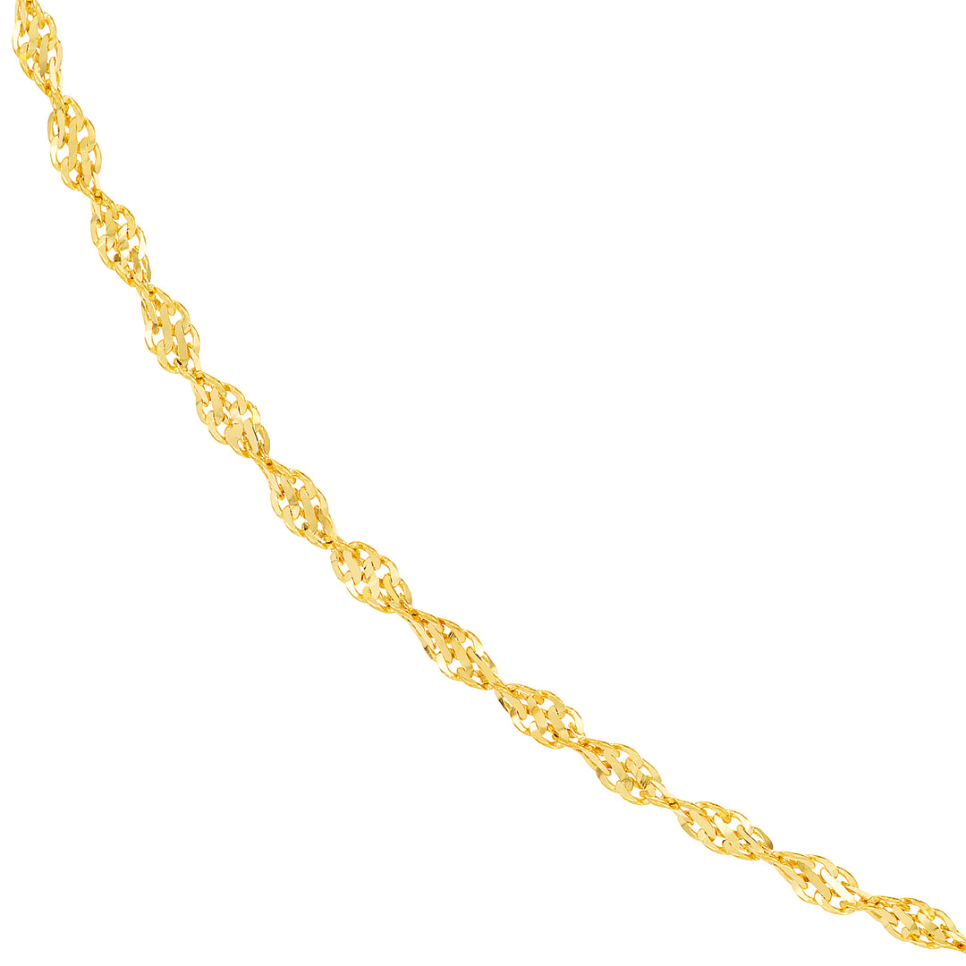 2.1mm Dorica Chain with Lobster Lock