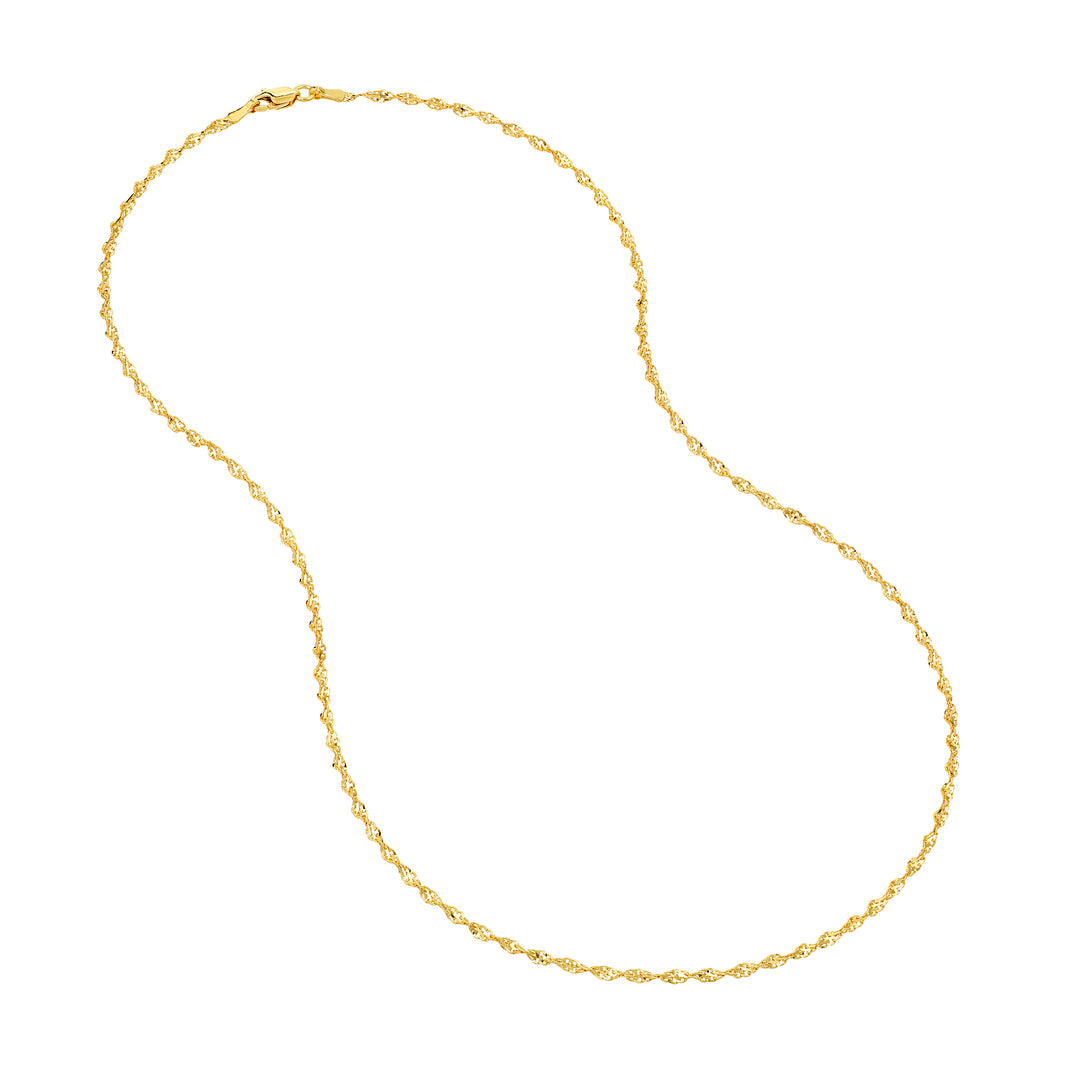2.1mm Dorica Chain with Lobster Lock