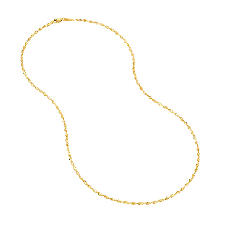 2.1mm Dorica Chain with Lobster Lock