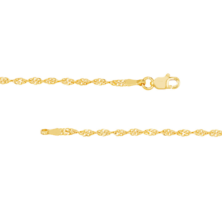 2.1mm Dorica Chain with Lobster Lock