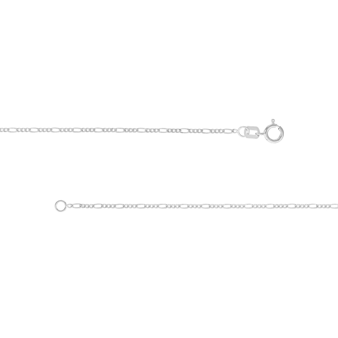 1.30mm Figaro Chain with Spring Ring