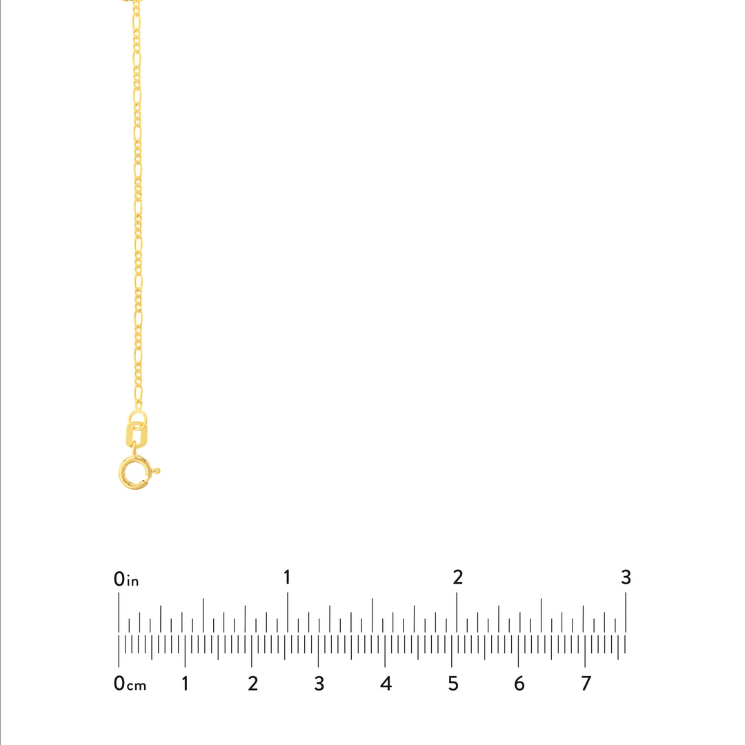 1.30mm Figaro Chain with Spring Ring