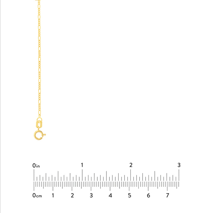 1.30mm Figaro Chain with Spring Ring