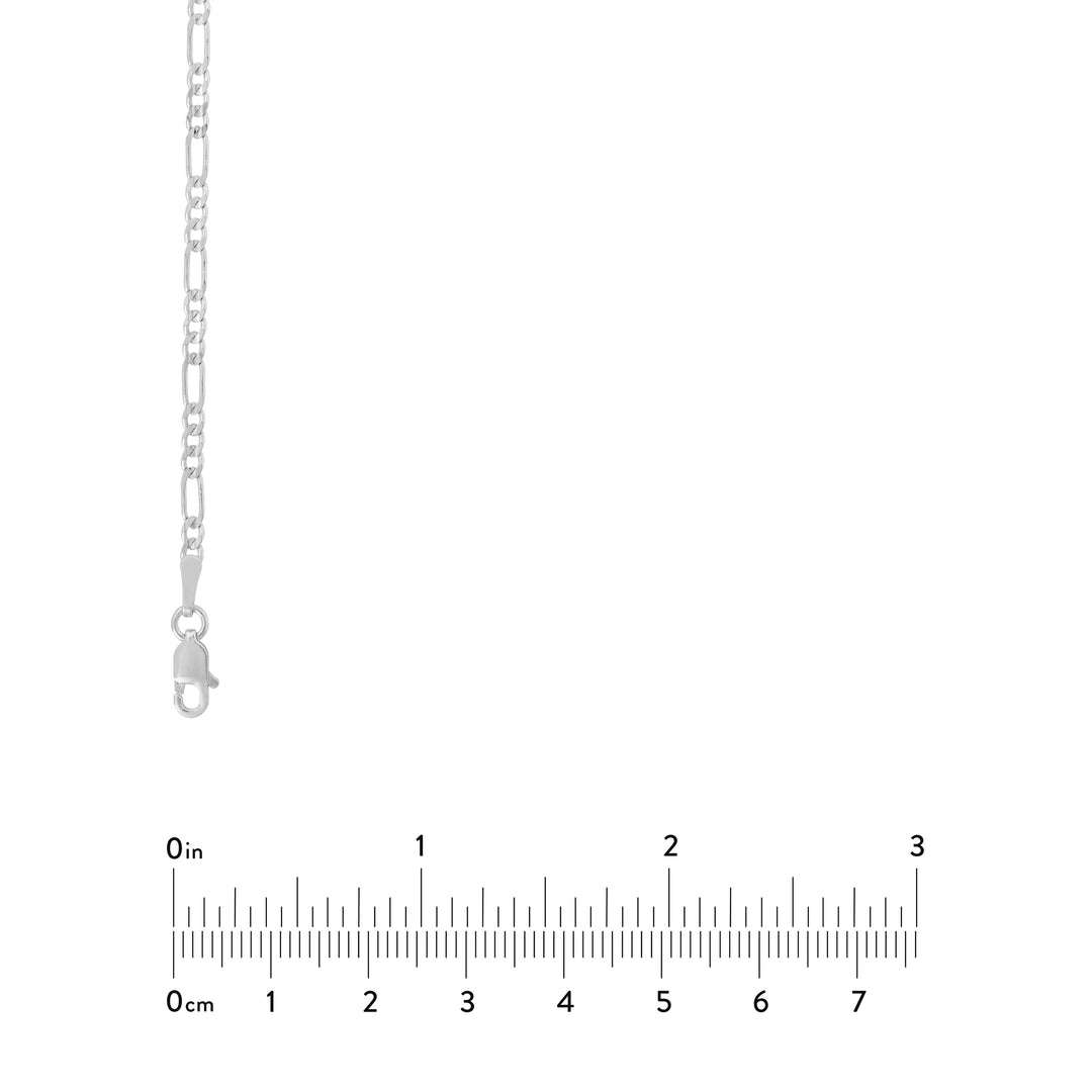 2.35mm Concave Figaro Chain