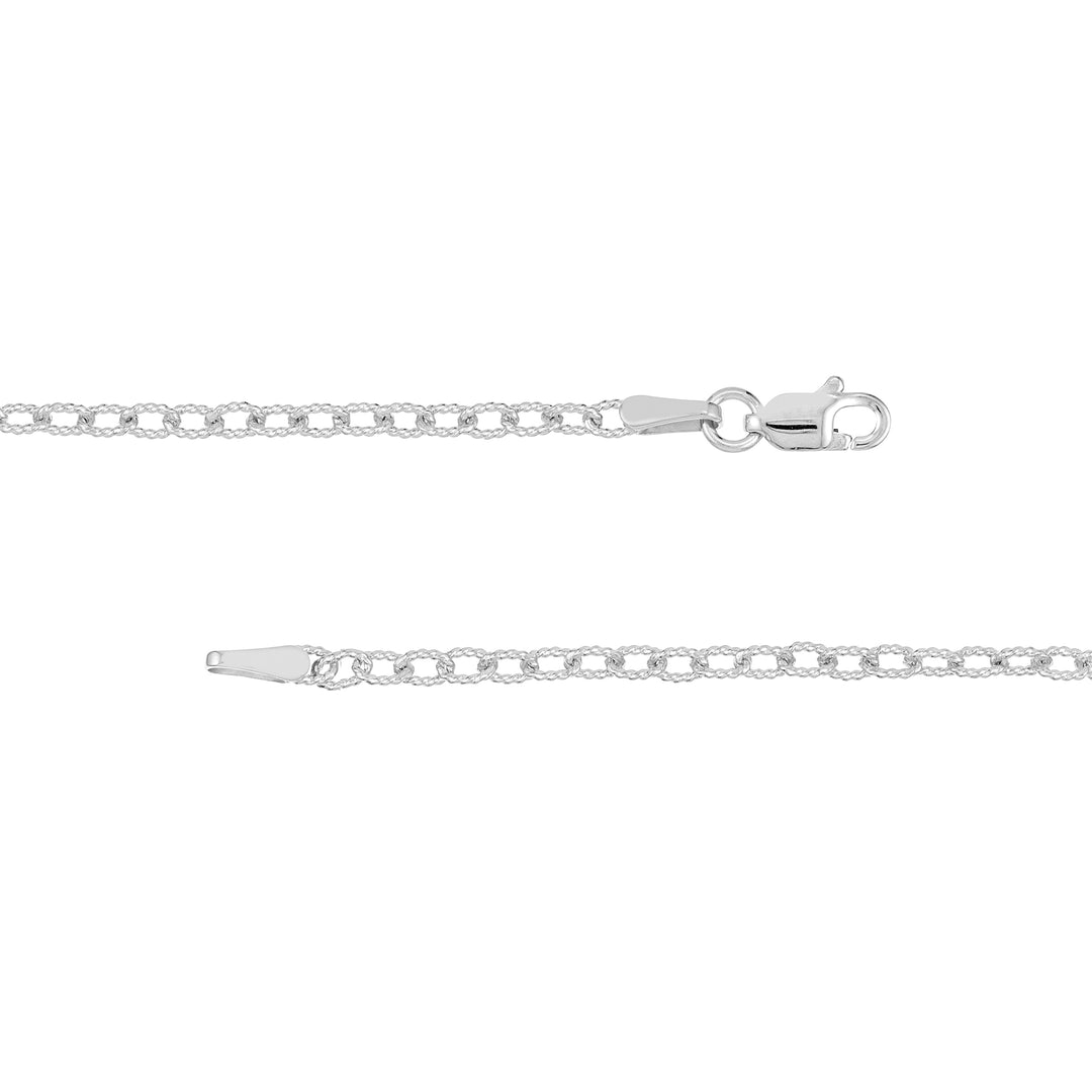 2.30mm Designer Rolo Chain with Lobster Lock