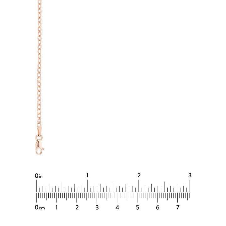 2.30mm Designer Rolo Chain with Lobster Lock