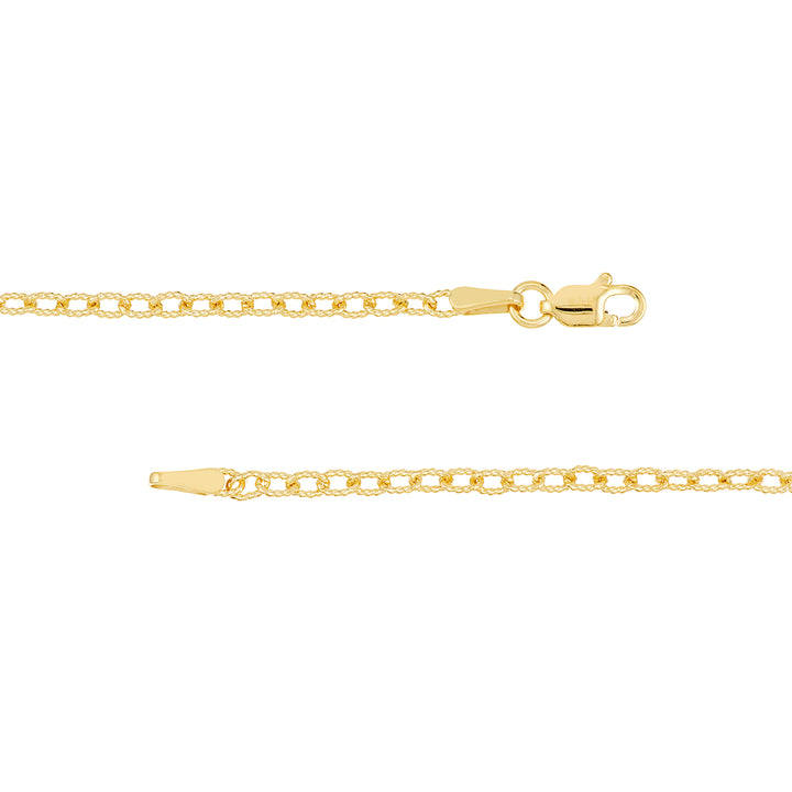 2.30mm Designer Rolo Chain with Lobster Lock