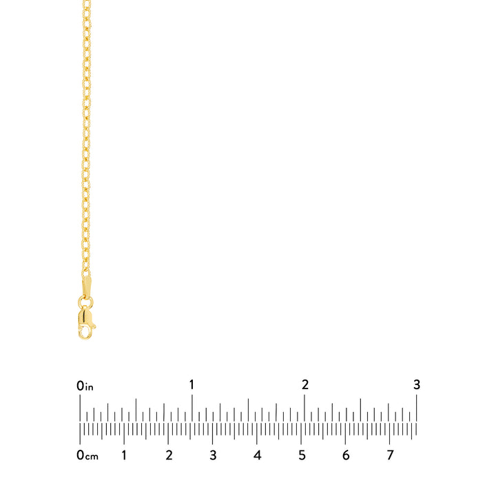 2.30mm Designer Rolo Chain with Lobster Lock