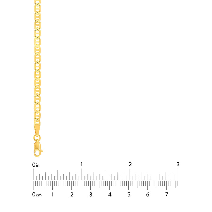 3.7mm Mariner Chain with Lobster Lock