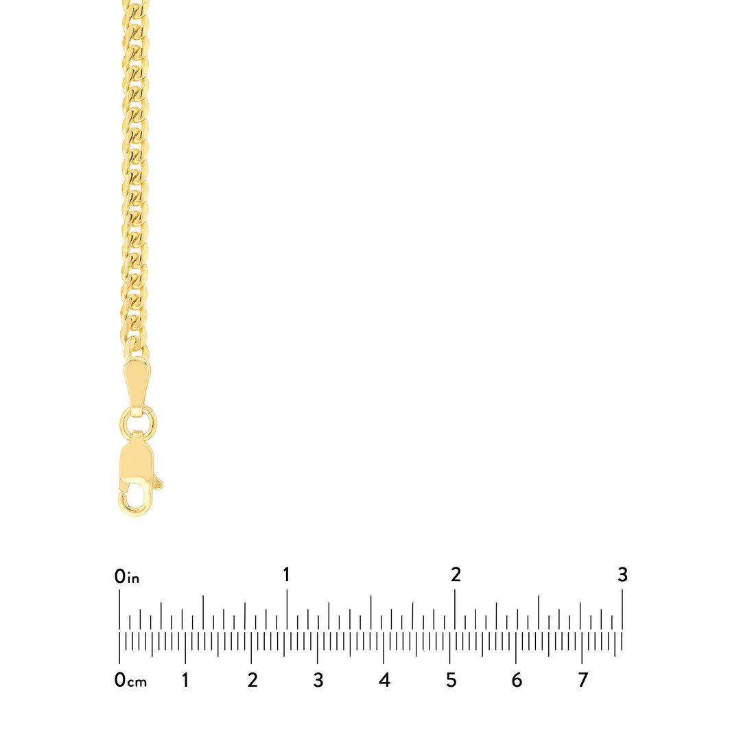 2.7mm Curb Chain with Lobster Lock