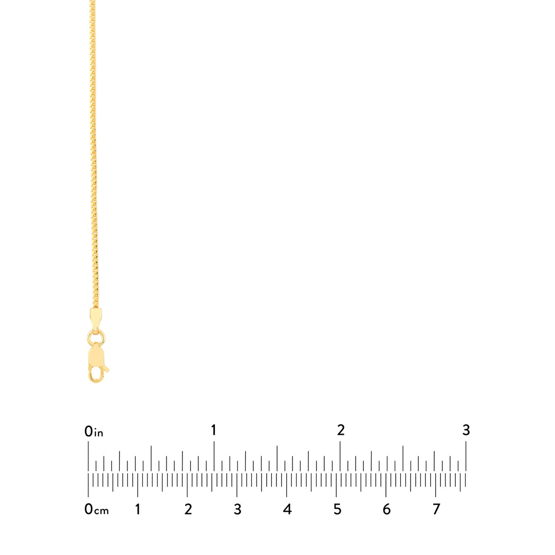1.20mm Round Franco Chain 040 with Lobster Lock