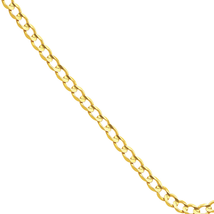 3.90mm Light Open Curb Chain with Lobster Lock