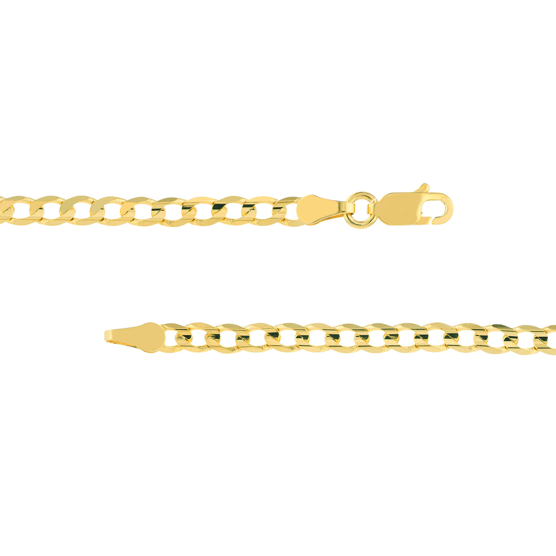 3.90mm Light Open Curb Chain with Lobster Lock
