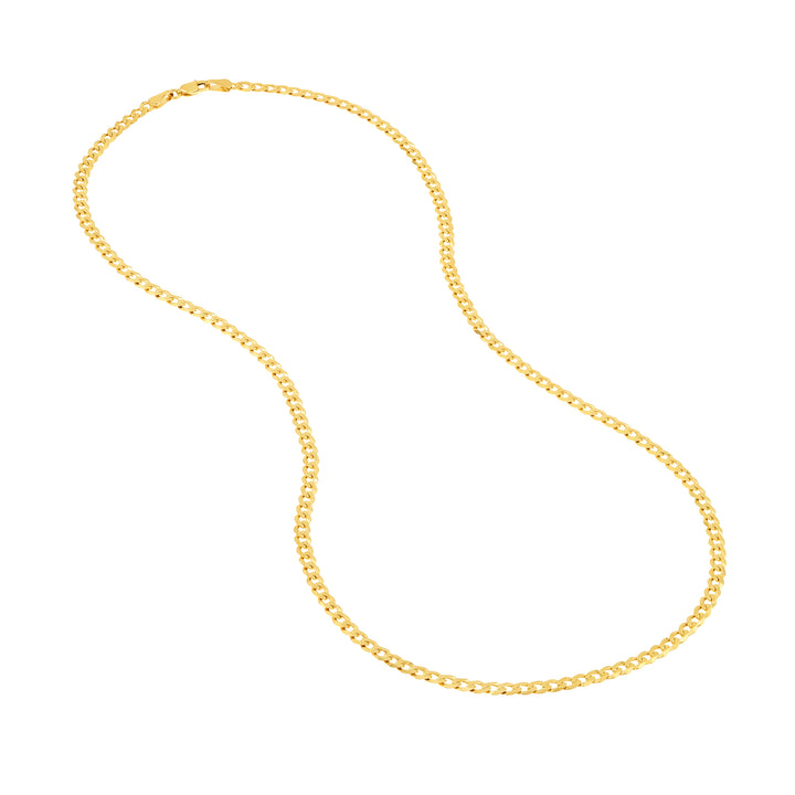 4.6mm Light Open Curb Chain with Lobster Lock