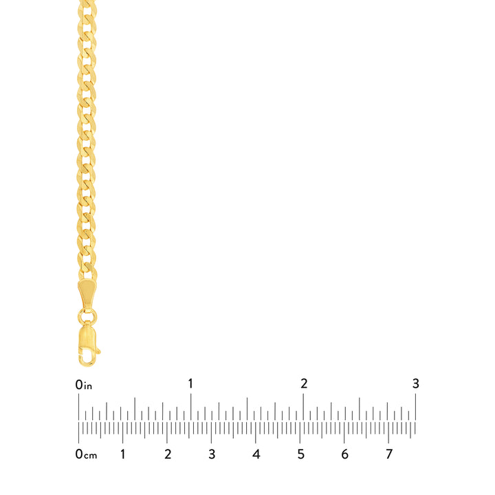 4.6mm Light Open Curb Chain with Lobster Lock