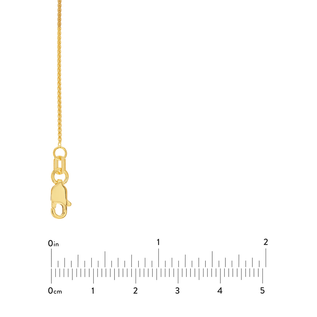 0.85mm Wheat Chain with Lobster Lock