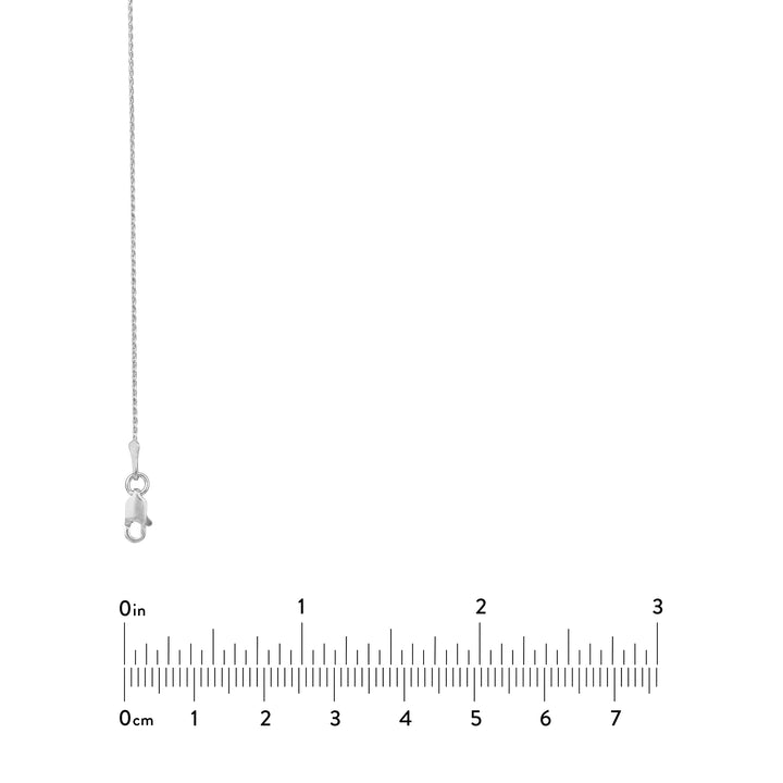 0.85mm D/C Round Wheat Chain with Lobster Lock