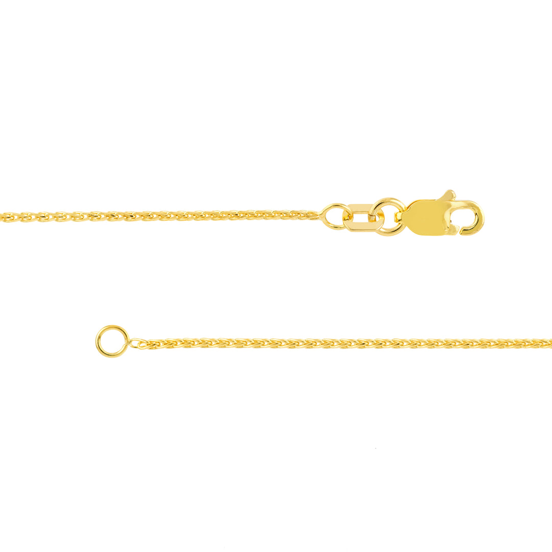1.05mm D/C Wheat Chain with Lobster Lock