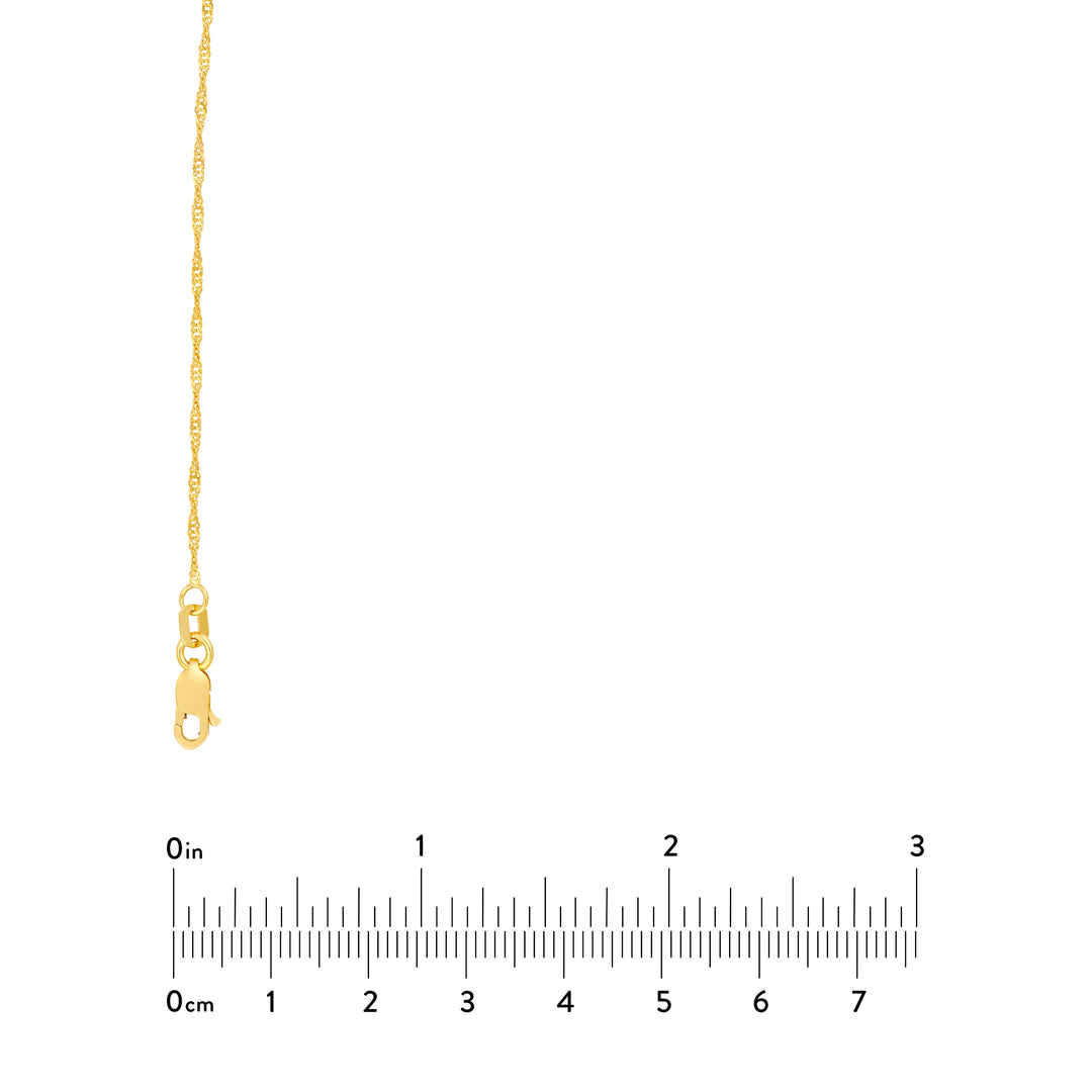 1.15mm Singapore Chain with Lobster Lock